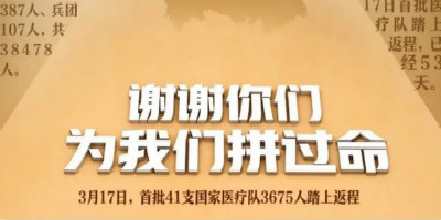 武漢用32張感恩海報致謝援鄂醫(yī)療隊
