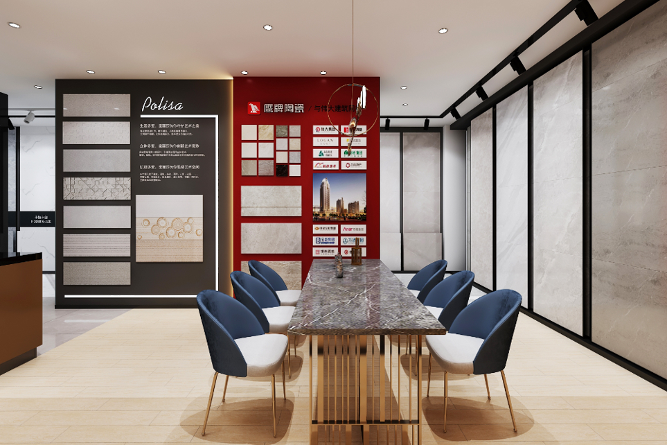 鷹牌陶瓷全新品牌店面形象設計_高瑞品牌